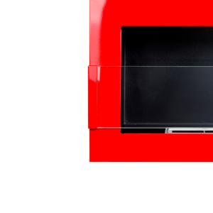 CHEMINEE ETHANOL inox LUXE, 65 cm, rouge, OKLAHOMA