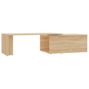 TABLE basse 150 cm, coulissante en bois, couleur chêne