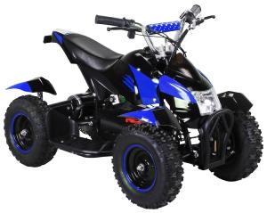QUAD ELECTRIQUE ENFANT, 800 Watts, noir et bleu