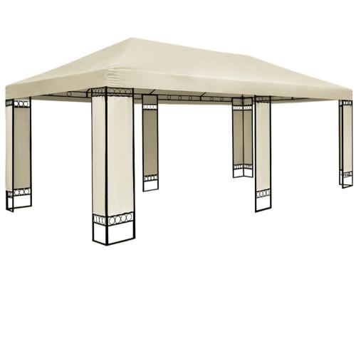 TONNELLE de jardin 4 x 6 M, crème