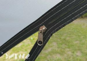 TONNELLE , tente dôme 360 cm, éclairage led solaire, anthracite