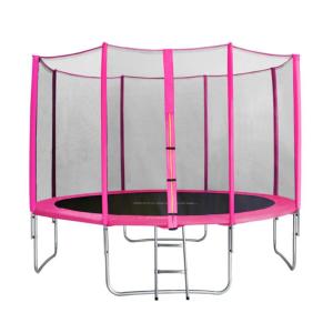 TRAMPOLINE 250 à 460 cm, complet avec échelle et housse hivernale