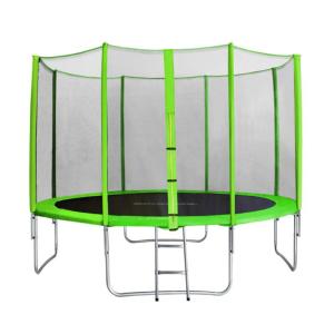 TRAMPOLINE 430 cm, avec filet sécurité, échelle et housse hivernage