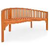 Banc de jardin design, en eucalyptus