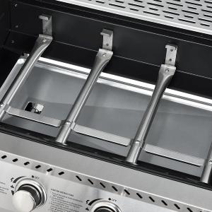 BARBECUE GAZ 4 brûleurs, en INOX 