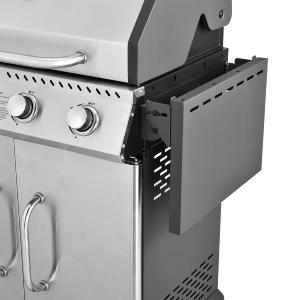 BARBECUE GAZ 4 brûleurs, en INOX 