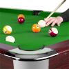 BILLARD type PRO, bois marron, 7 Ft, 3 couleurs de tapis