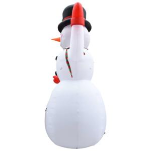 BONHOMME de neige lumineux, autogonflant, XXL, 6 mètres de hauteur