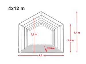CHAPITEAU PRO ELITE en PVC 600 gr jusqu'à 8x36 m