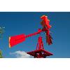 EOLIENNE en acier galvanisé, 250 cm, rouge