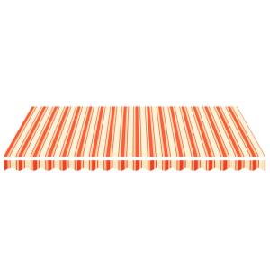 Toile pour store banne 400 x 300 cm, orange/rouge