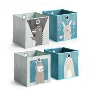 BOITES de rangement pliables pour enfants, lot de 2