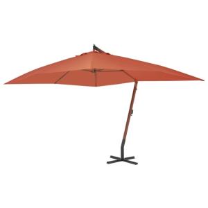 PARASOL géant 4.00 M x 3.00 M, 7 coloris