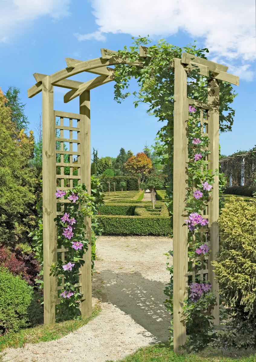  PERGOLA  arche  treillis en bois massif mod le CADIX