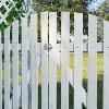 PERGOLA en bois avec portillons, blanche