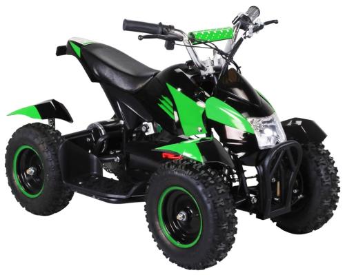 QUAD ELECTRIQUE ENFANT, 800 Watts, noir et vert
