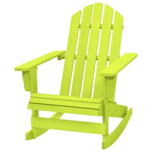 Fauteuil à bascule ALASKA, rocking Chair, vert