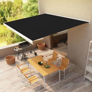 STORE BANNE coffre intégral 500 x 300 cm manuel, 12 coloris