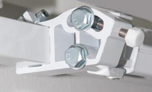 Store banne motorisé 6 x 3,5 m en aluminium blanc, toile 14 coloris