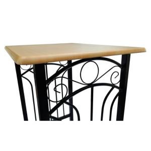 TABLE de BAR haute avec 2 CHAISES, modèle TIGER