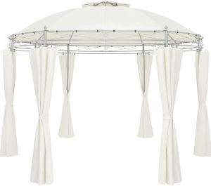 TONNELLE de JARDIN ronde 350 cm, crème