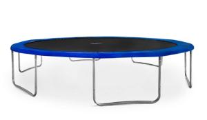 TRAMPOLINE 490 cm, complet, haute qualité, bleu