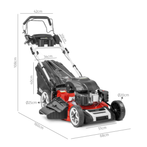 TONDEUSE thermique PUISSANTE, 7,5 Cv, coupe 53 cm