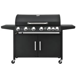 BARBECUE INDIANA, 7 brûleurs, surface cuisson XXL, avec housse de protection