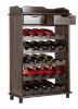 CASIER à VIN en bois massif - Modèle EUROPA, 3 teintes