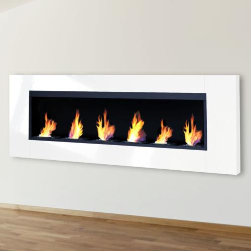 CHEMINEE BIO-ETHANOL méga XL - 216 cm - 6 brûleurs