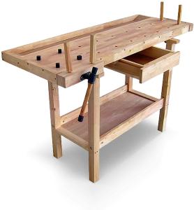 ETABLI DE MENUISIER en BOIS 150 cm, charge: 200 kg