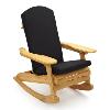 Fauteuil à bascule ALABAMA, type rocking Chair en bois 