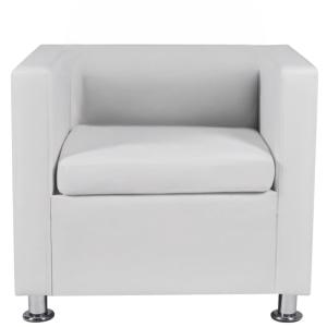 FAUTEUIL DESIGN HAUTE QUALITE, blanc