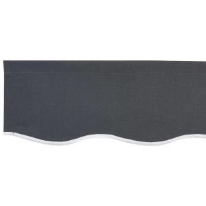 Lambrequin pour store banne 500 cm, anthracite