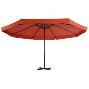 PARASOL aluminium, XXL 600 cm de diamètre, 8 coloris