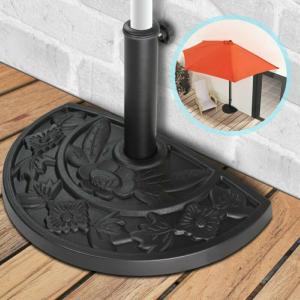 SOCLE adaptable pour pied de parasol semi-circulaire