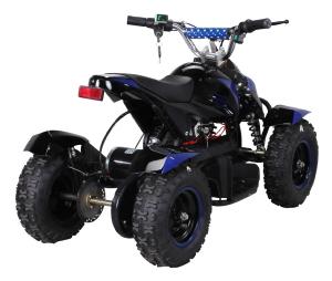 QUAD ELECTRIQUE ENFANT, 800 Watts, noir et bleu