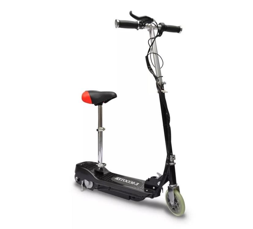 TROTTINETTE électrique avec selle 120 W, coloris noir