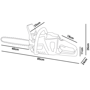 TRONCONNEUSE, batterie Ion-Lithium 56 V, coupe 41 cm