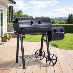 BARBECUE FUMOIR, modèle DENVER-Double Chambre