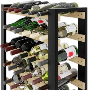 CASIER à vin, bois, design, de 36 bouteilles