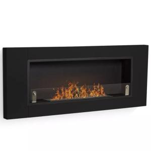 Cheminée bioéthanol murale HORIZON – 136 cm – 8 kW – 3 coloris