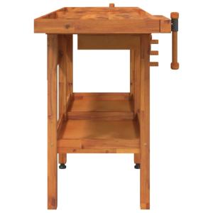 ETABLI menuiserie, en bois, longueur 165 cm.