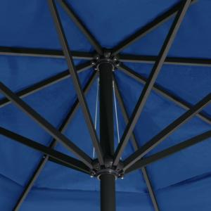 PARASOL 500 cm en aluminium, toile bleu