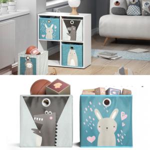 BOITES de rangement pliables pour enfants, lot de 2