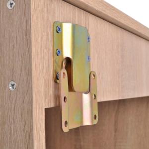 Meuble salle de bain, complet avec vasque et robinet, beige