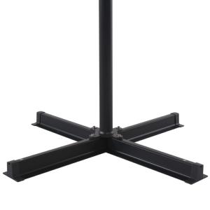 PARASOL aluminium, 6 mètres, toile rouge bordeaux