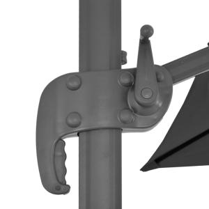 PARASOL déporté géant ,en aluminium, 400 x 300 cm