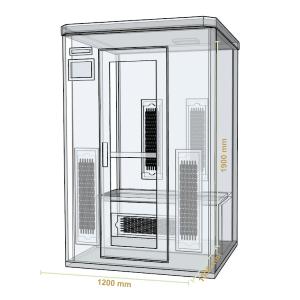 SAUNA INFRAROUGE/CHROMOTHERAPIE 2 places