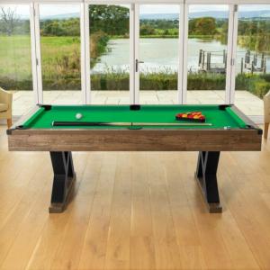 Table de Billard 7 FT bois– DESIGN moderne